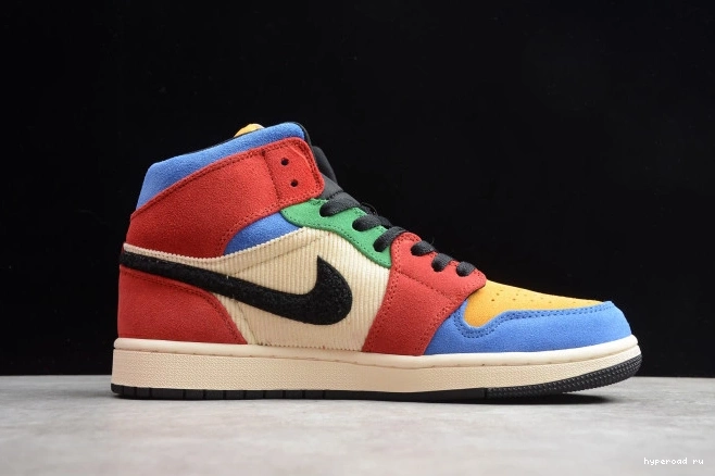 1 Mid Air CU2805-100 SE Fearless Great the Blue Jordan 0716